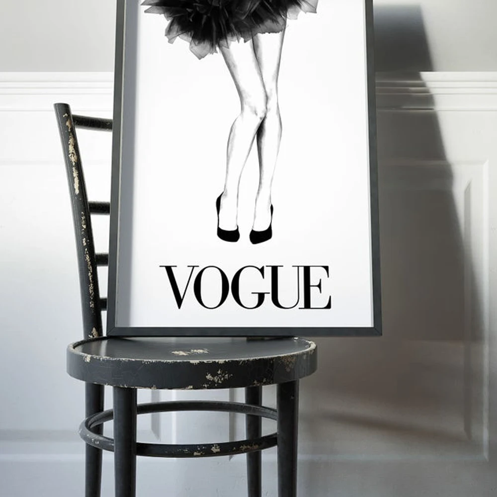 Печать на холсте Vogue плакат и печатная графика стены искусства декоративные настенные картины Мода для гостиной абстрактный домашний декор