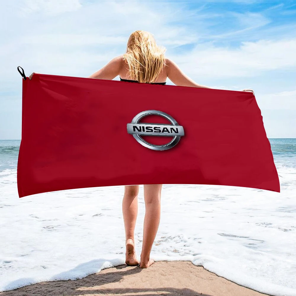 Автомобильное банное полотенце из микрофибры NISSANes пляжное женская шелковая