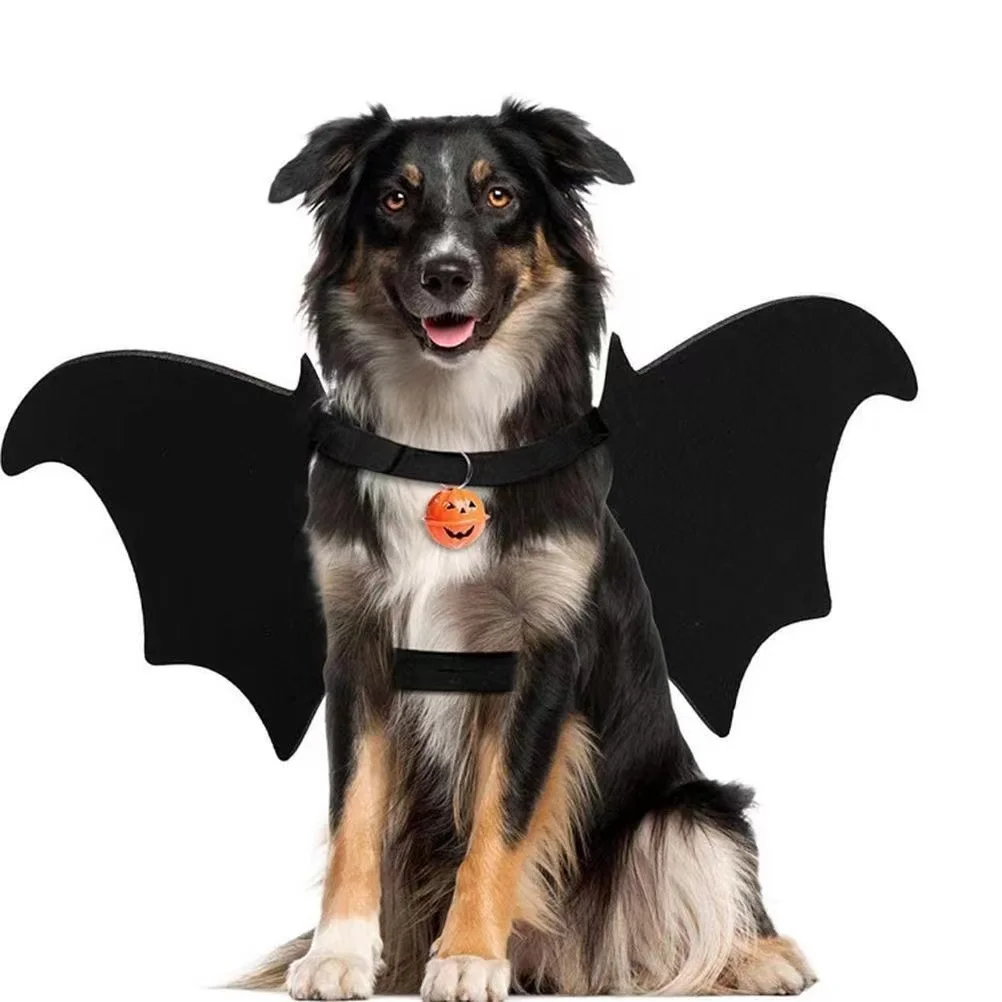 

Украшение на Хэллоуин, фетровая веревка для домашних животных, платье-трансформер летучая мышь, костюм для собаки на Хэллоуин, одежда для со...