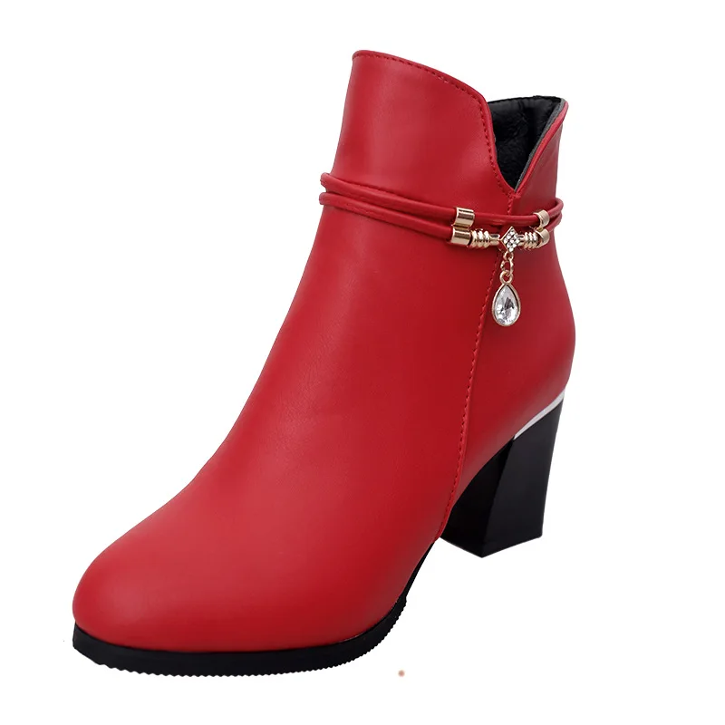 

Autumn boots women's shoes spring and autumn shoes women 2020 new high-heeled boots fashion wild thick boots