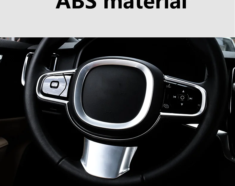Рамка рулевого колеса декоративная накладка для Volvo S90-18/Хром ABS аксессуары для салона автомобиля xc60/- xc90