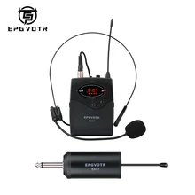 EPGVOTR UHF Беспроводная микрофонная система с корпусом гарнитура