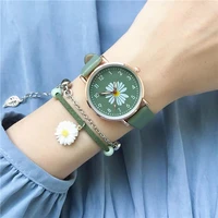 2021 new chrysanthemum luxury women watch casual fashion female watch simple temperament quartz watches for women gifts