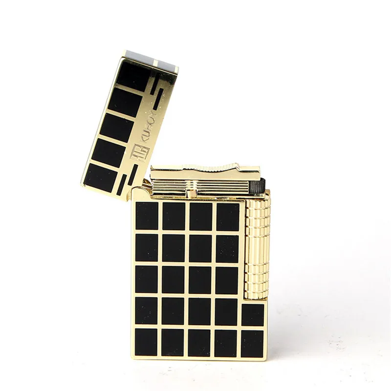 

Luxury Audible Gas Lighter Jet Butane Gas Inflatable Lighter Cigarette Inflatable Can Replace The Grinding Wheel Man Gift