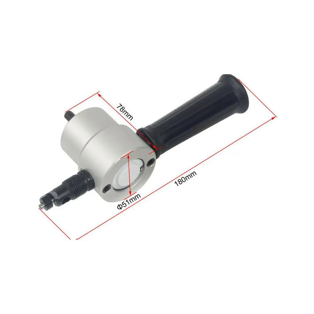 

Professional Double Head Metal Sheet Cutter Drill Attachment Free Cutting Tool Nibbler Sheet Metal Cut Power Tool