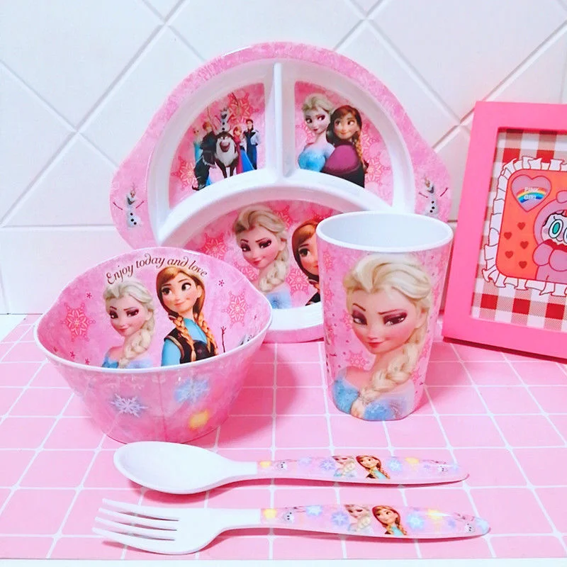 

Набор детской посуды из мультфильма «Холодное сердце», разделительная тарелка, защита от падения и ожогов, дополнительный подарок на день р...