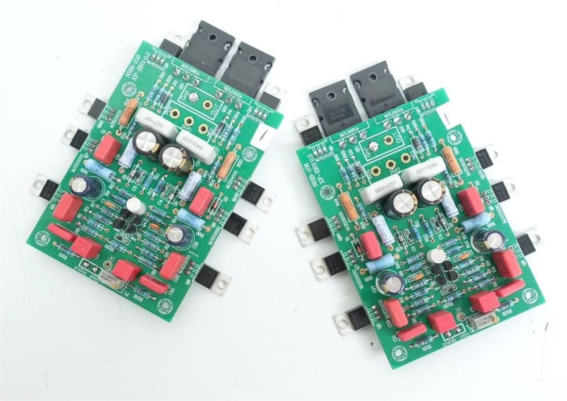 

One Pair Finished Board Imitation DarTZeel NHB-108 Power Amplifier Circuit Board ON MJL4281A And MJL4302A