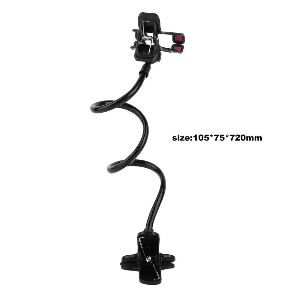 

Lazy Shelf Bedside Mobile Phone Holder Clip For Smart Phone Adjustable Stand Holder Desk Long Bending Foldable Support