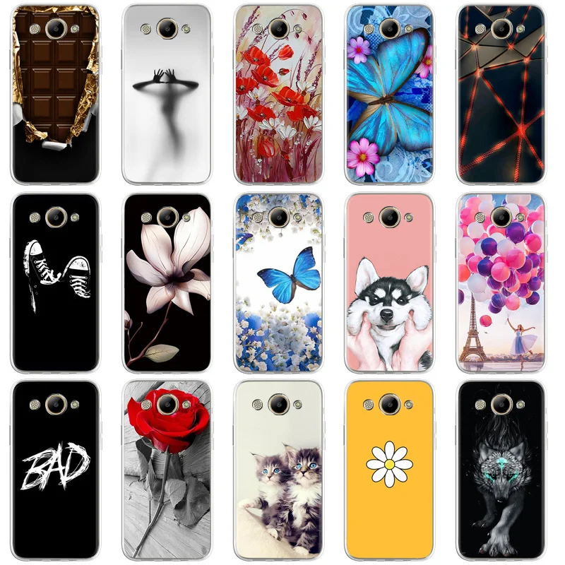 

For Huawei Y9 Prime 2019 Case Silicone Phone Back Cover For Funda Huawei Y6 Pro Y5P Y6P Y7P Y8P Y7 Y6 Prime 2018 Cases Soft Bags