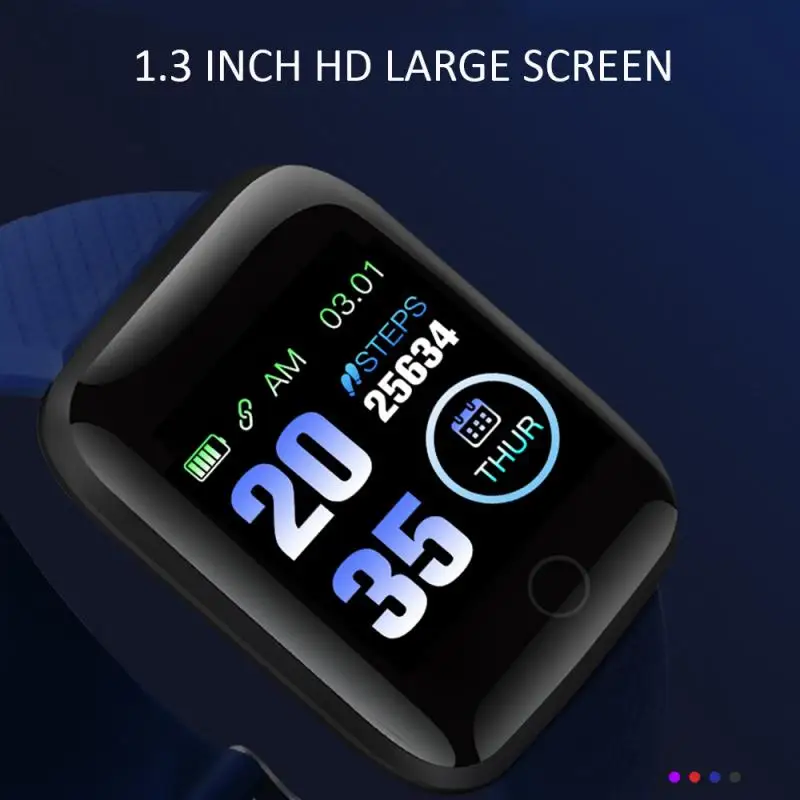 116Plus Смарт-часы браслет шагомер IP67 спортивный фитнес-трекер беспроводные Часы с