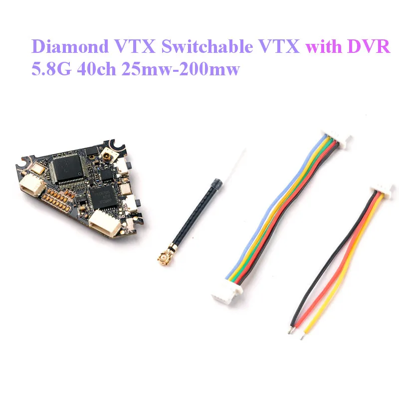 Happymodel Diamond VTX 5,8G 40ch 25 mw-200 mw переключаемый видеорегистратор VTX для Mobula7 Reddevil Trashcan RC FPV гоночный Дрон