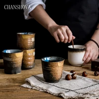 chanshova capacity 170 200ml traditional chinese retro style handpainted ceramic teacup china porcelain coffee cup h060