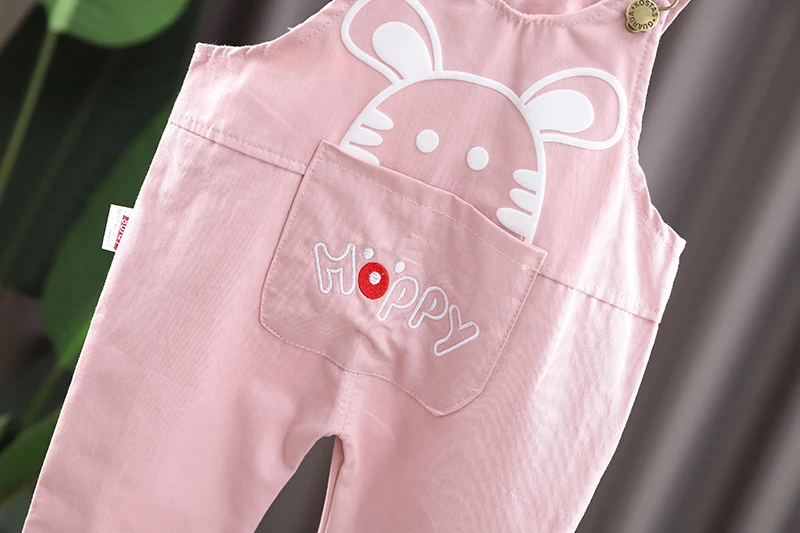 

Spring Autumn Baby Girls Fashion Clothes Children Boys Cotton T Shirt Overalls 2Pcs/sets Toddler Casual Clothing Kids Sportswear