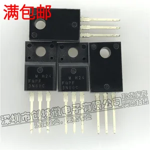 10PCS/Lot 3N80C FQPF3N80C MOS N 3A/800V TO-220F