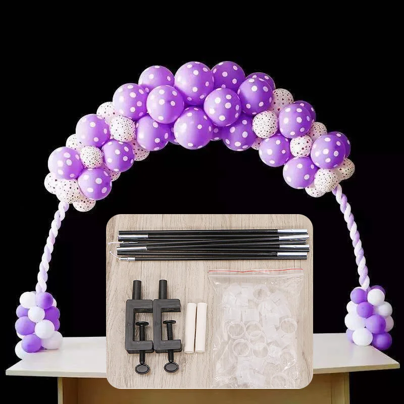 

1Set Balloons Holder Column Stand Birthday Party Balloon Chain Table Balloon Arch Kit For Wedding Decoration Balloon Accessore