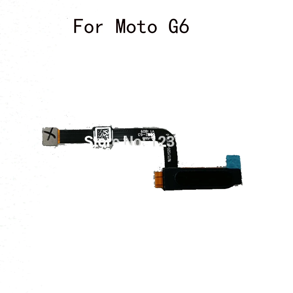 BestNull For Moto G6 Home Button Flex Cable Touch ID Fingerprint Sensor Key(Home Keys) Repair parts Motorola Plus Phone | Мобильные