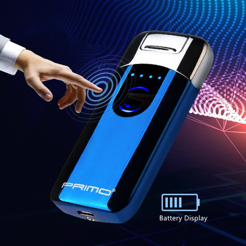 USB Электронная зажигалка с двойной дугой сенсорная Индукционная электрическая