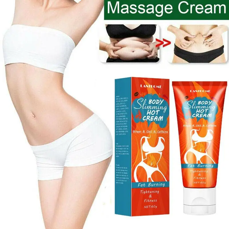 

60G Slimming Cream Weight Loss Slim Waist Cream Arm Care Body Health Cream Cream Fat Massage Leg Burning H2S9