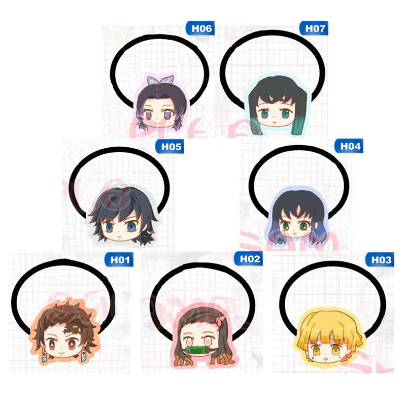 Эластичные резинки для волос с аниме рассекающий демонов косплея девушек