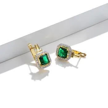 

Color-splitted Stereoscopic Earrings KZCE315 Vintage Earrings Accesories for Women Earings Fashion Jewelry Jade Earrings