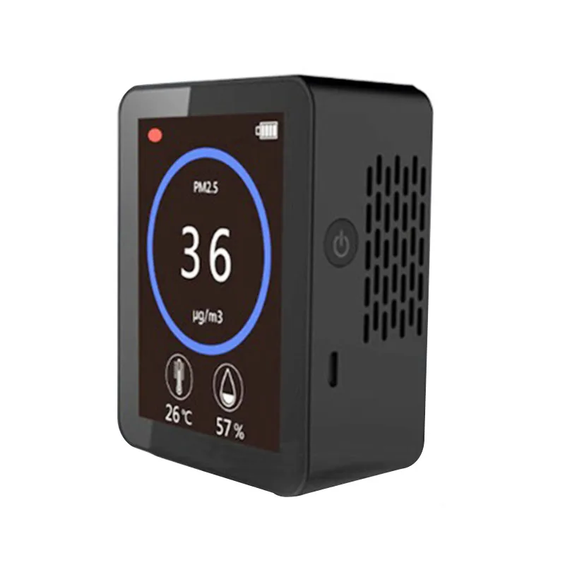 

Environmental monitoring pm25 detector Temperature and humidity sensor concentration screen display