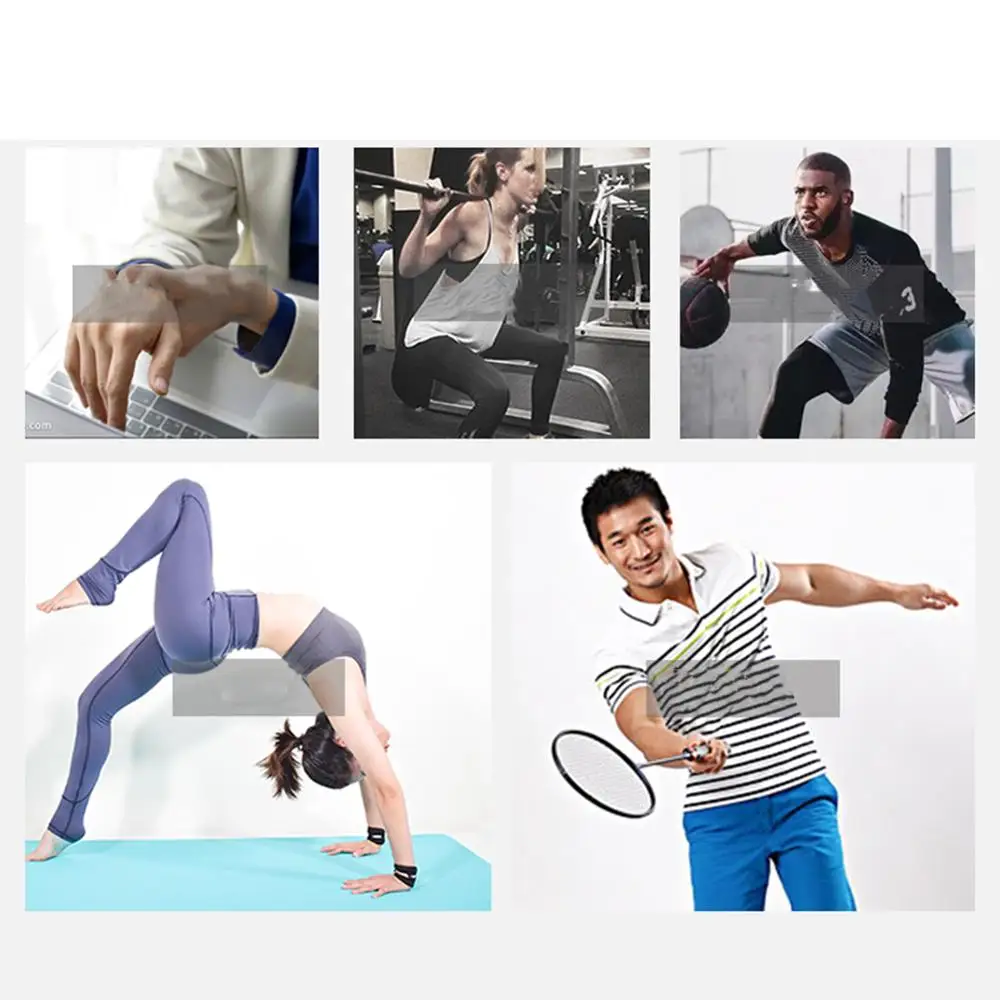 

1 Pair Adjustable Wrist Support Brace Gym Weightlifting Training Weight Lifting Wristband Wrestle Professional Sports Protect