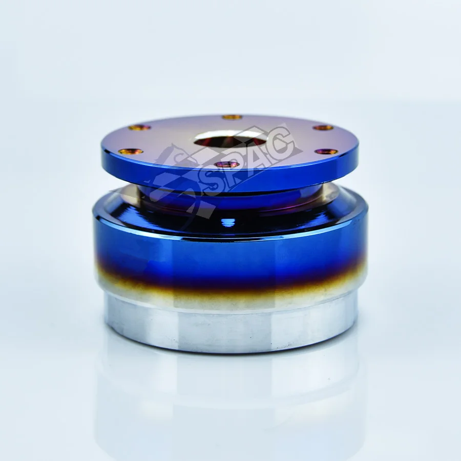 Универсальный Алюминиевый быстросъемный адаптер для рулевого колеса синего