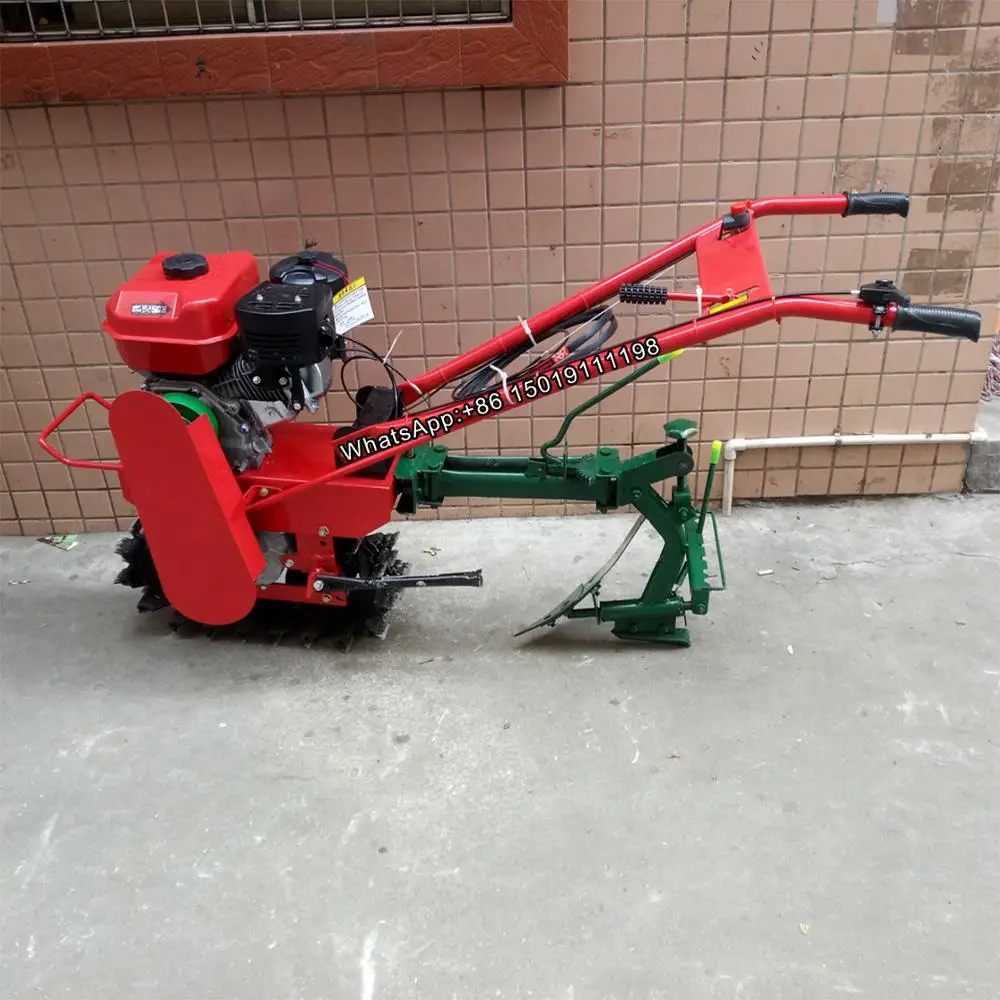 170 бензиновый культиватор цепной колесный плуг траншеекопатель для удобрений и