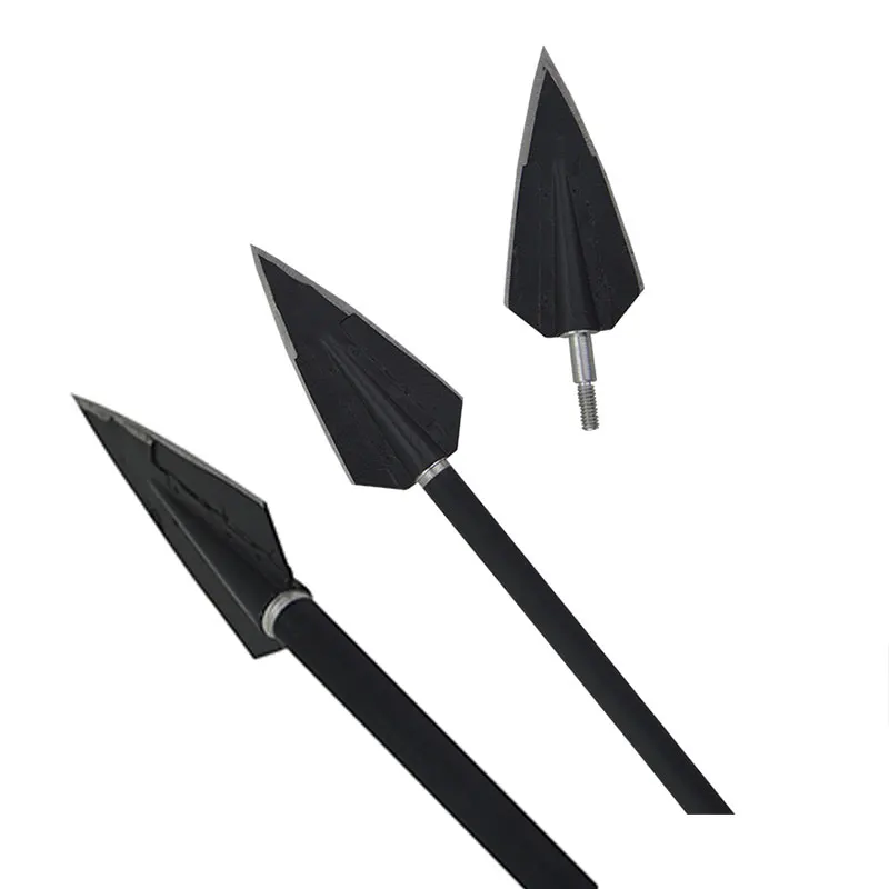 Стрелы из нержавеющей стали для стрельбы лука 3/6/12 шт. 150 г 2 фиксирующих