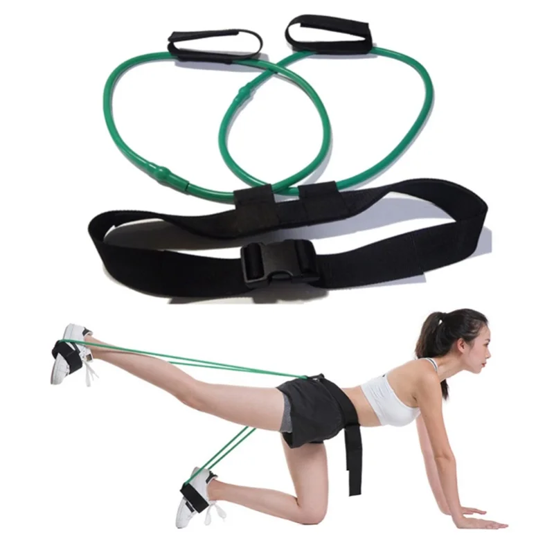 

Booty Belt Puller Stretch Leg Hip Training Pedal Pull Rope Resistance Elastic Fitness Bands Yoga Sports Exercise