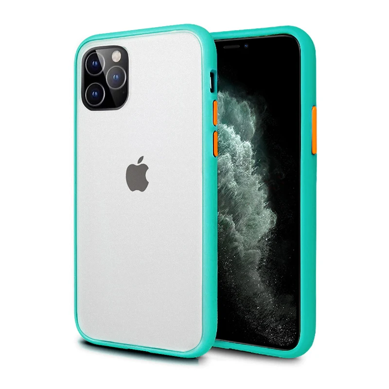 Jade green Чехол chyi для iphone 11 pro max xs xr 7 8 6s plus, чехол, оболочка, Модный чехол для телефона, pc, задняя крышка, Мягкий силикон, tpu edge etui - Цвет: Jade green