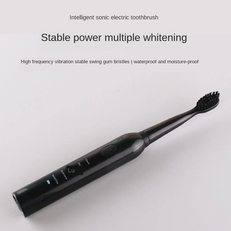 Six Gear Adult Household Tooth brush Electric USB Charging Sound Wave Vibration Brush Soft Hair Clean White | Бытовая техника