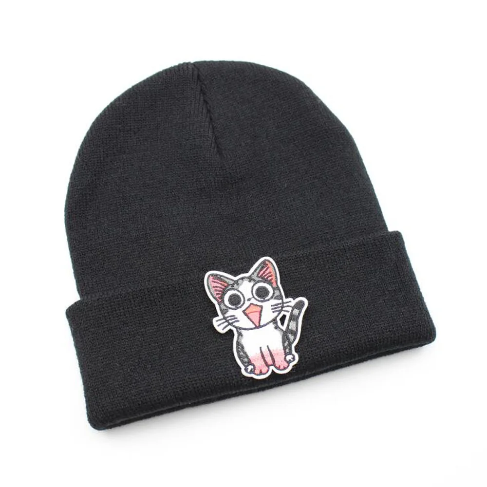 Вязаная шапка для мужчин и женщин регби стиль кошек головной убор кепка без