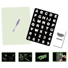 Доска для рисования Pad светильник в виде планшета доска для рисования для детей в стиле граффити A5 A4 светодиодный светящийся Магический кубик, Raw со светом-забавная развивающая игрушка