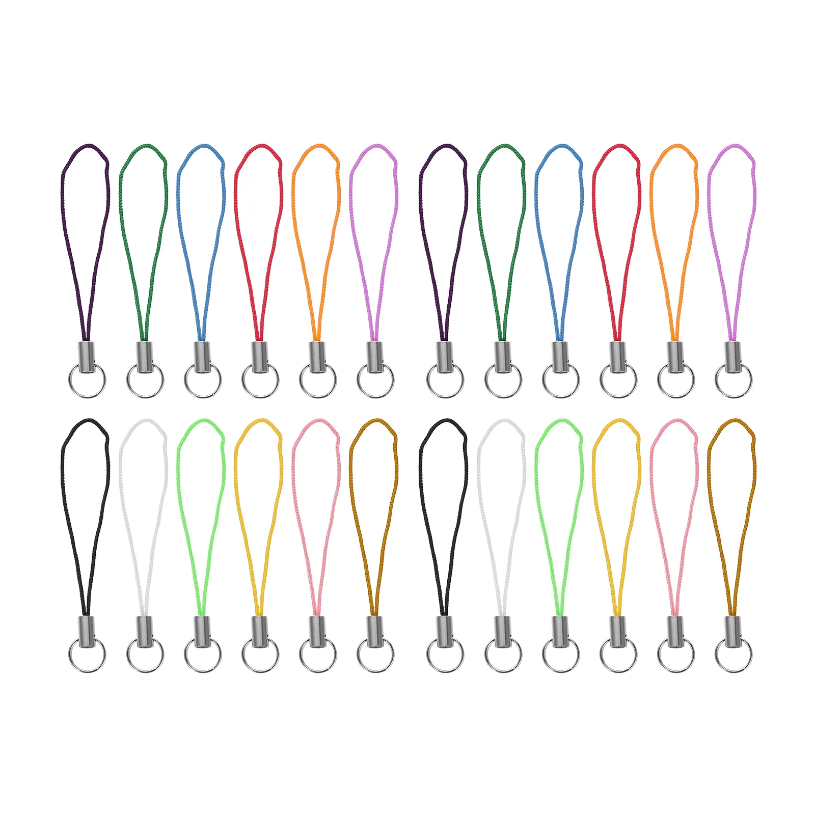 

300Pcs Phone Lanyards Decors Smart Phone Lanyard Decorations (Random Color)