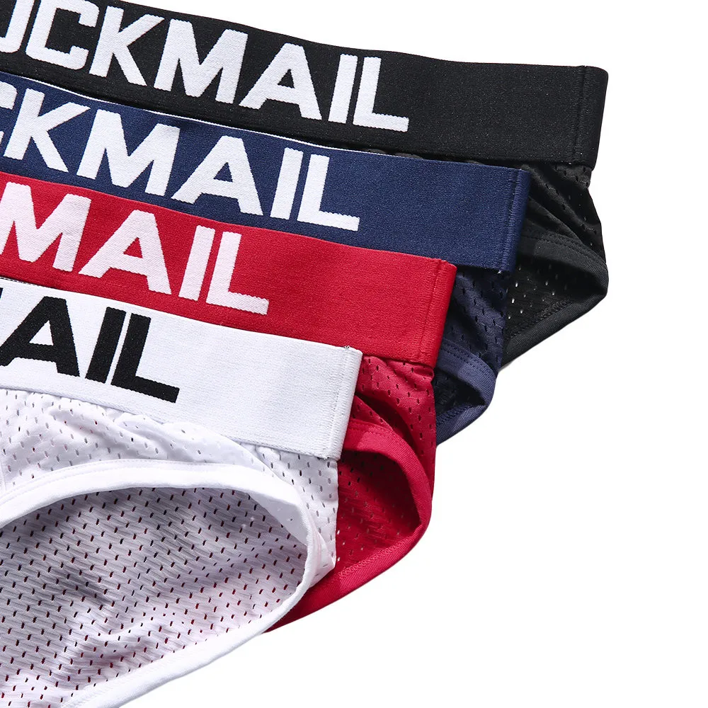 Трусы брифы Jockmail мужские нижнее белье для большого пениса джоки сетчатые трусы