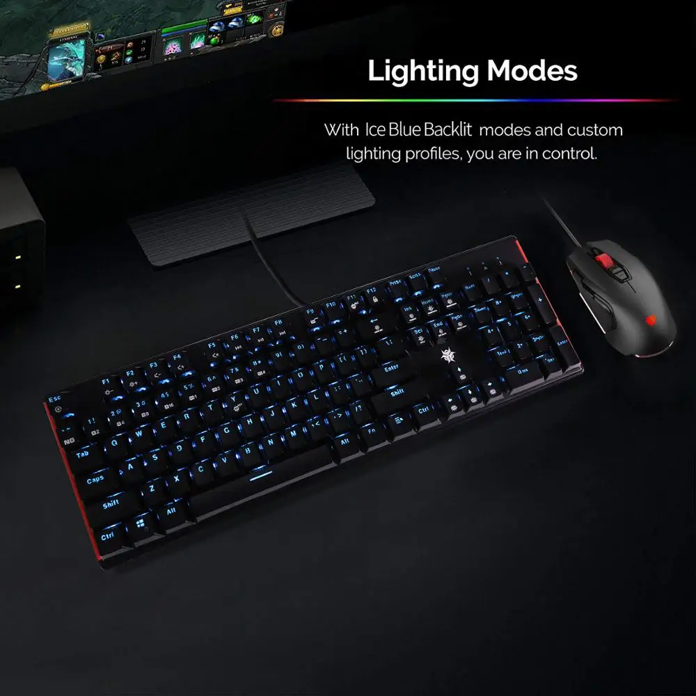 hexgears gk705 kailh box switch 104 keys gaming mechanical keyboard hot swap switch anti ghosting lol keyboard free global shipping