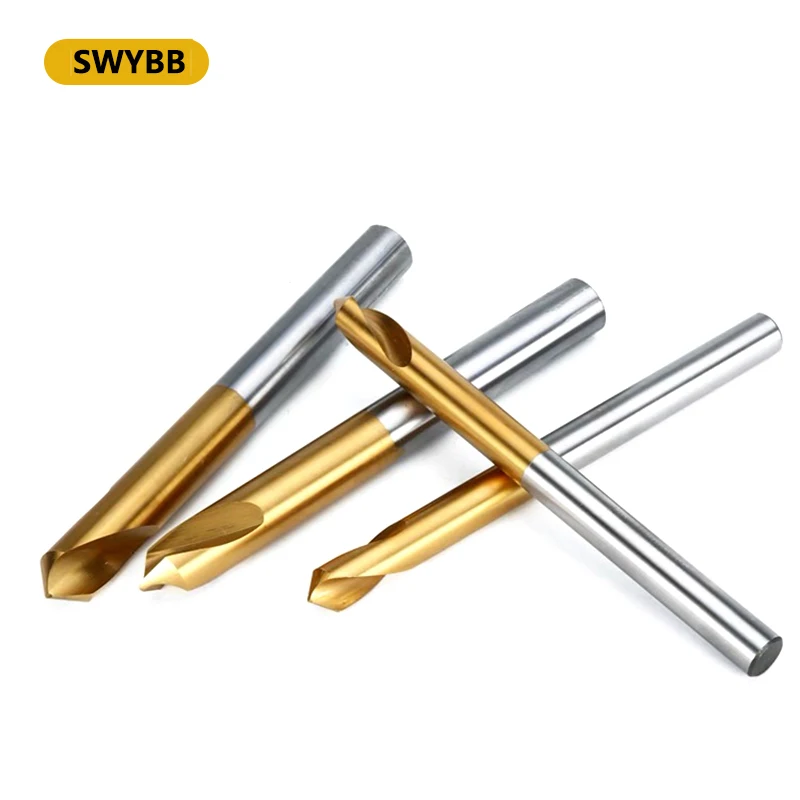HSS точечное сверло 60 90 120 градусов NC CNC центральное долото с Оловянным покрытием