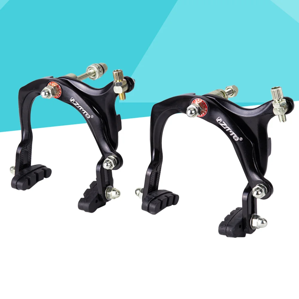 

1 Pair Road Cycling Side Brake Caliper Brake Shoes Caliper Long Arm Caliper Clip (Black)