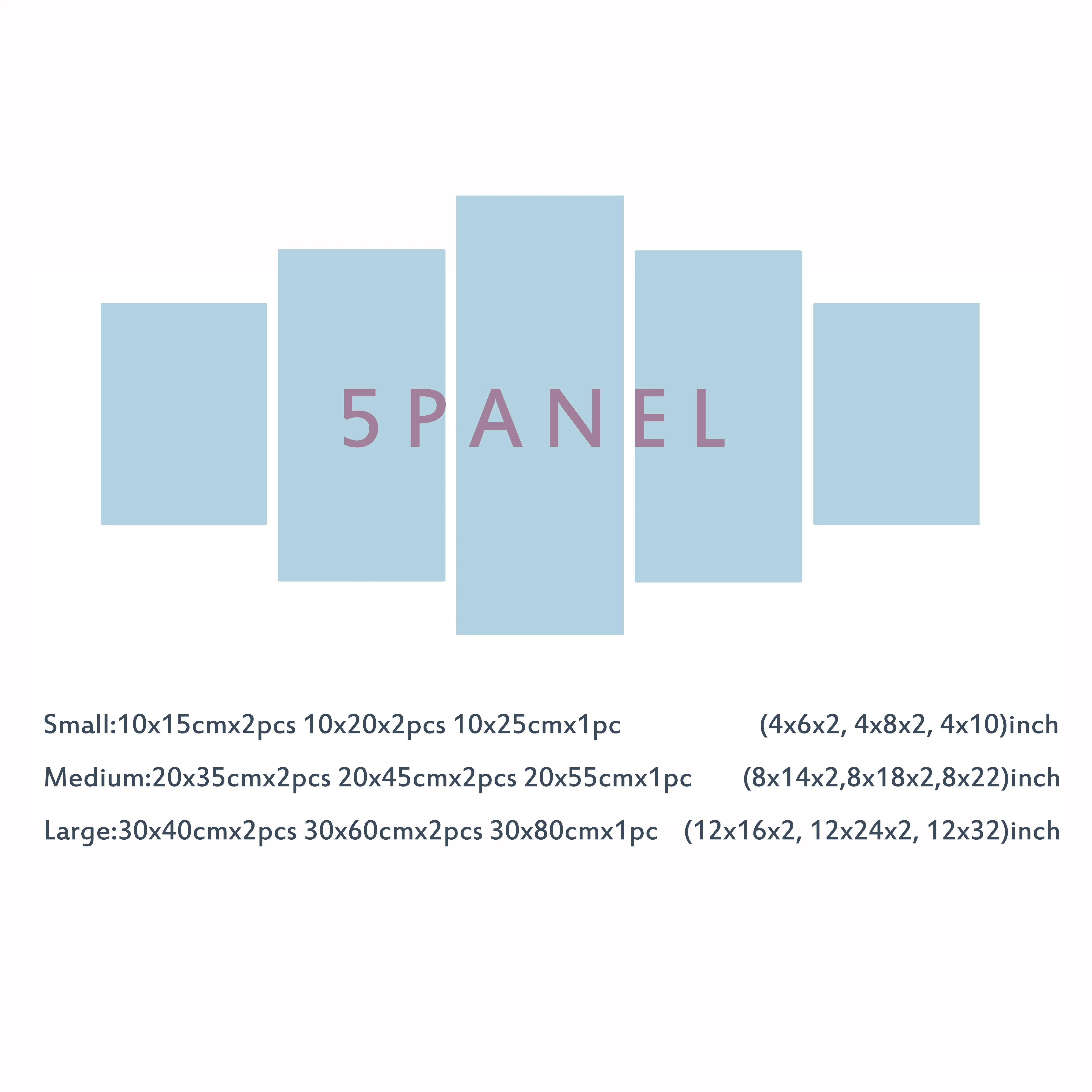 

Framework Wall Art Modular Canvas Pictures Landscape 5 Pieces Pear Flower And Small Pavilion Retro Scenery Painting HD Prints