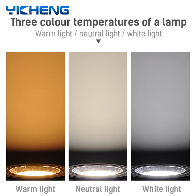 

2PCS LED Downlight 3inch 6W LED Recessed Ceiling Lamp Warm Cold Day White Variable Spotlight Indoor Lighting For Home Decor 220V