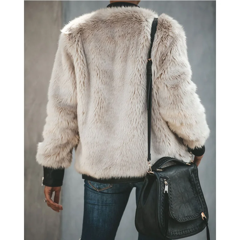 Зимняя женская модная мягкая флисовая куртка Meihuida с плюшевым медведем в стиле