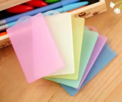 1 шт. прозрачный кредитный держатель для карт кошелек ПВХ студенческий ID паспорт