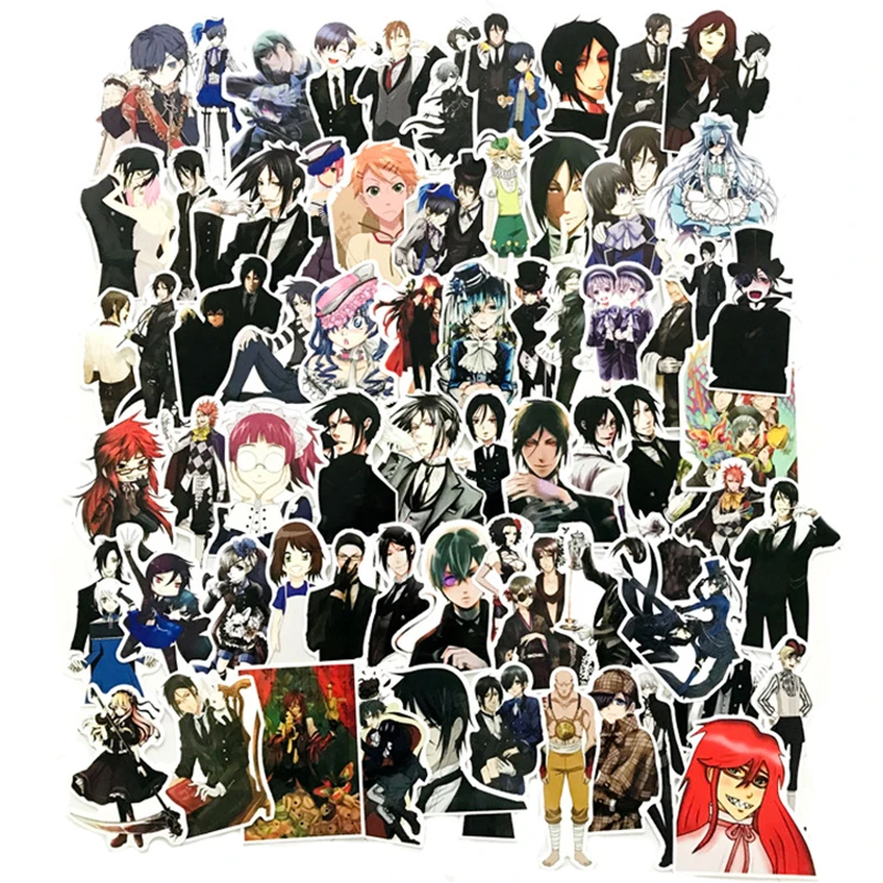 70 шт Япония ботинки в стиле аниме Темный дворецкий с изображением героев из