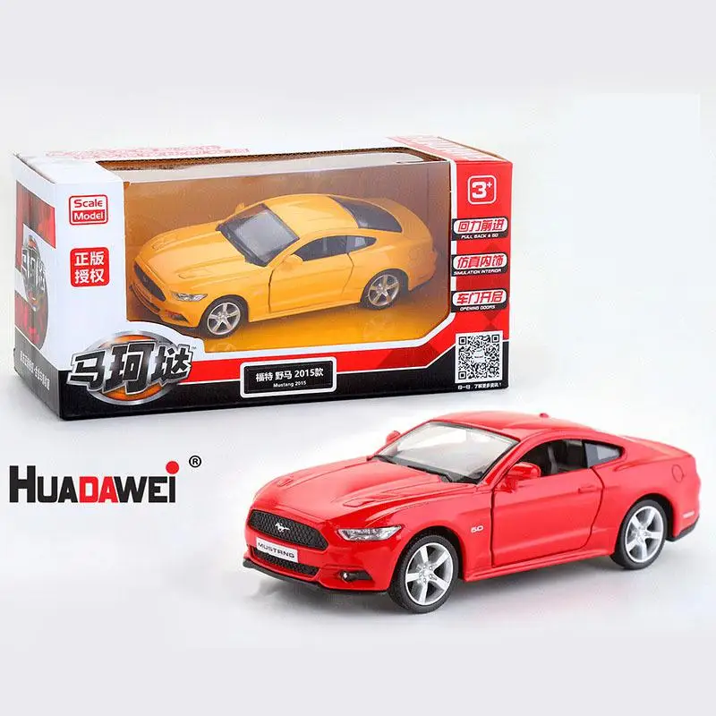 MAKEDA 1:36 весы Ford Mustang литой под давлением сплав модель автомобиля игрушка Дети
