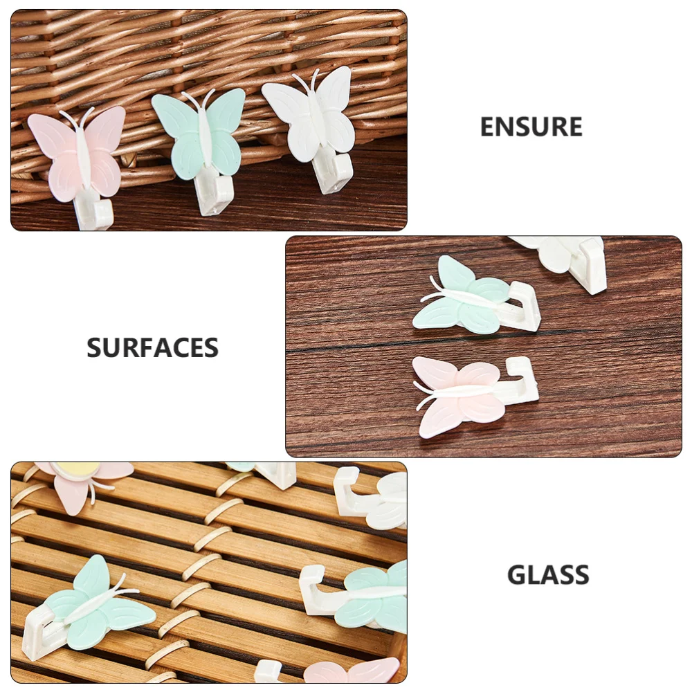 

30pcs Wall-Mounted Hooks Punch Free Shape Self-Adhesive Wall Hanger