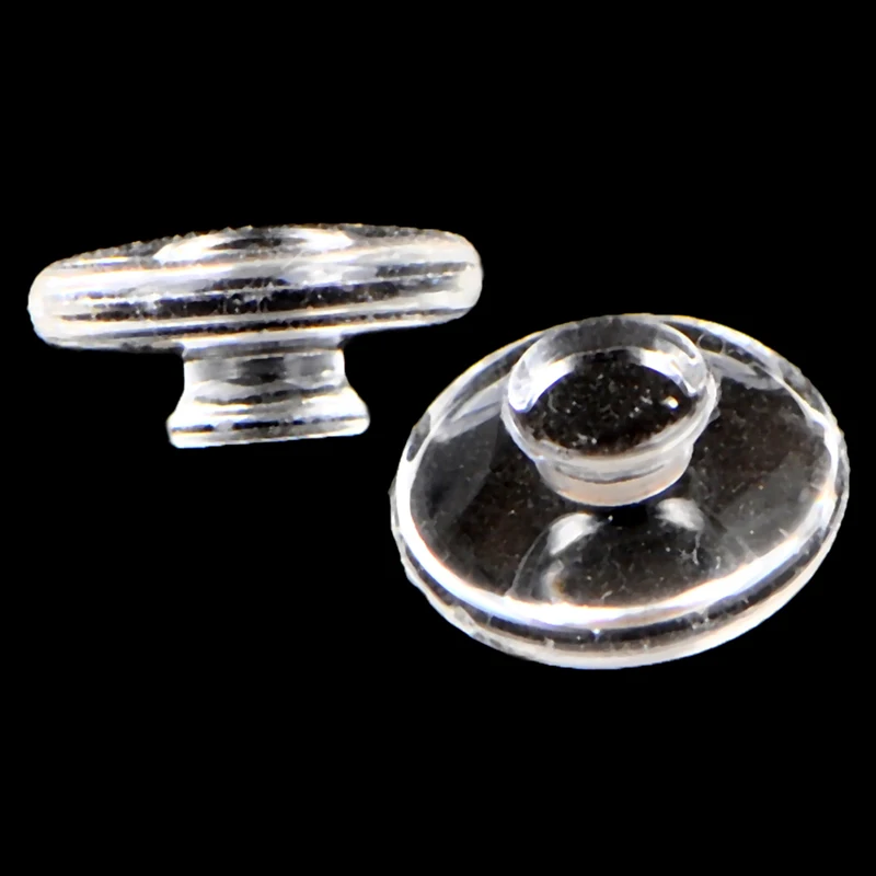 

10 пар очков носоупоры прозрачные Противоскользящие силиконовые очки солнцезащитные очки носоупоры