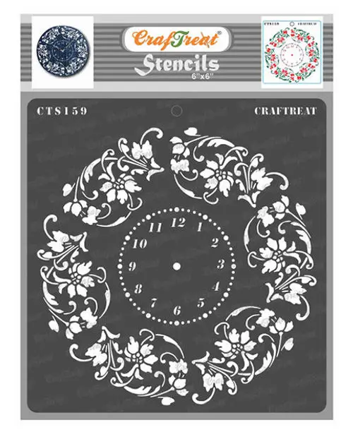 

Трафарет с цветочными часами, Новое поступление 2021, формы «сделай сам», скрапбукинг, изготовление бумаги, режущие изделия, шаблон, карта руч...