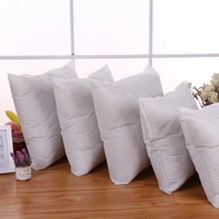 1pc standard pillow cushion core cushion inner filling soft throw seat pillow interior car home decor white 40x40cm 45x45cm