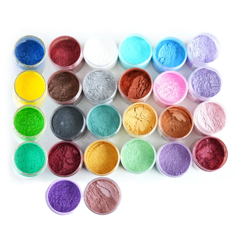 

50g DIY Pearlescent Mica Powder Handmade Soap Making Tools Pearlescent Powder Toning Pigment 28GF